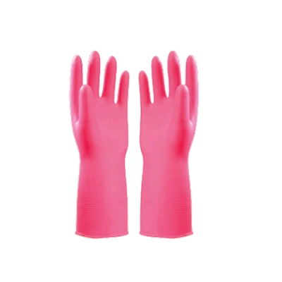 Extended latex gloves
